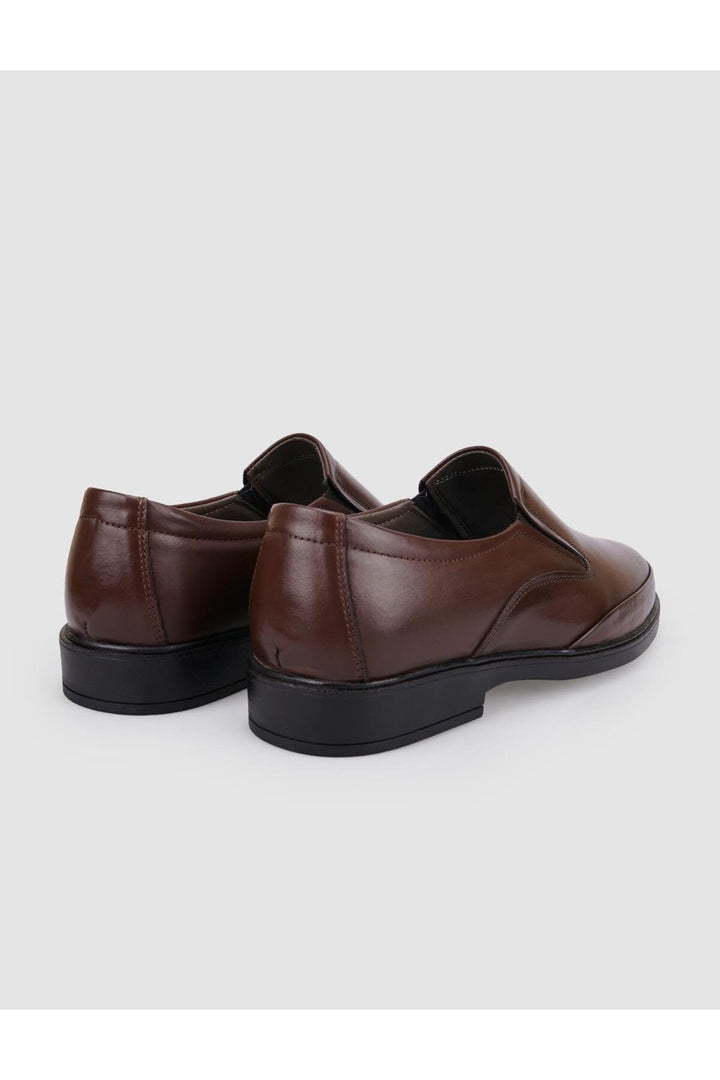 Cabani Shoes Chaussures de ville pour hommes en cuir véritable marron 100% - Multicolore