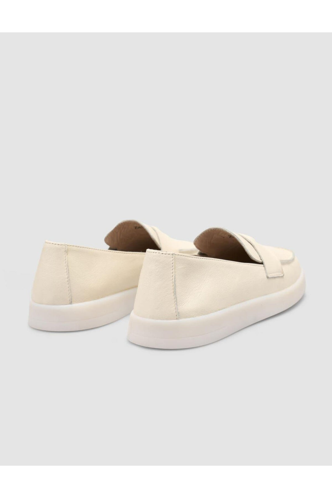 Cabani Shoes %100 Cuir Véritable Mocassins Femme Beige - Beige