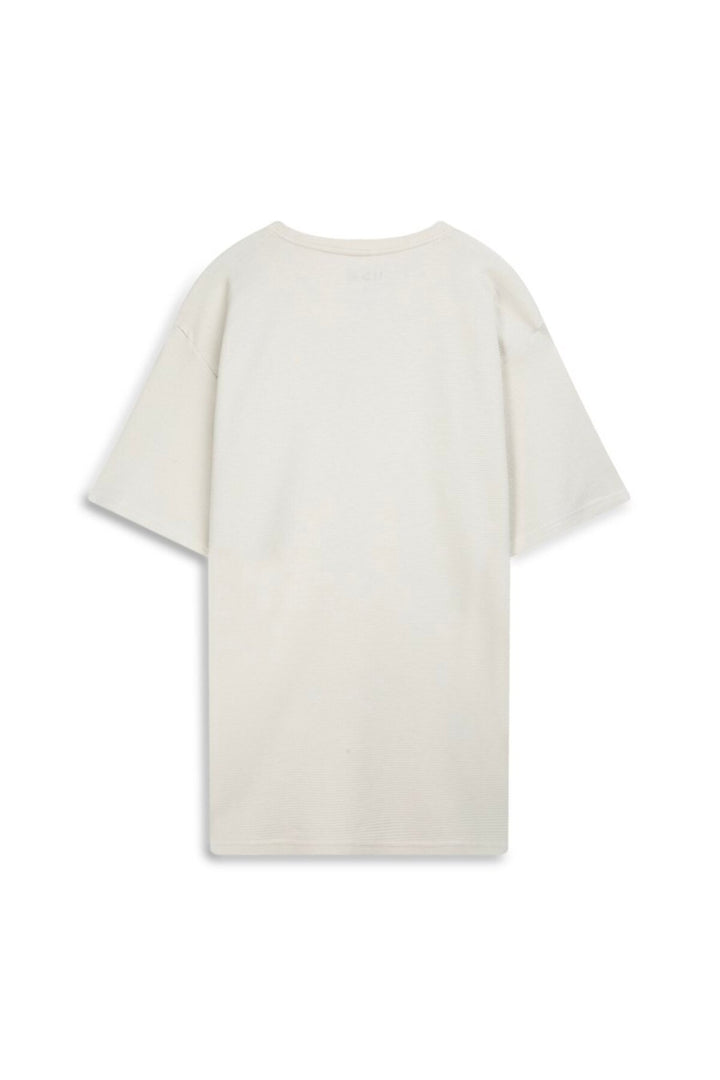 LTB T-shirt beige texturé Relaxed Fit - Gris
