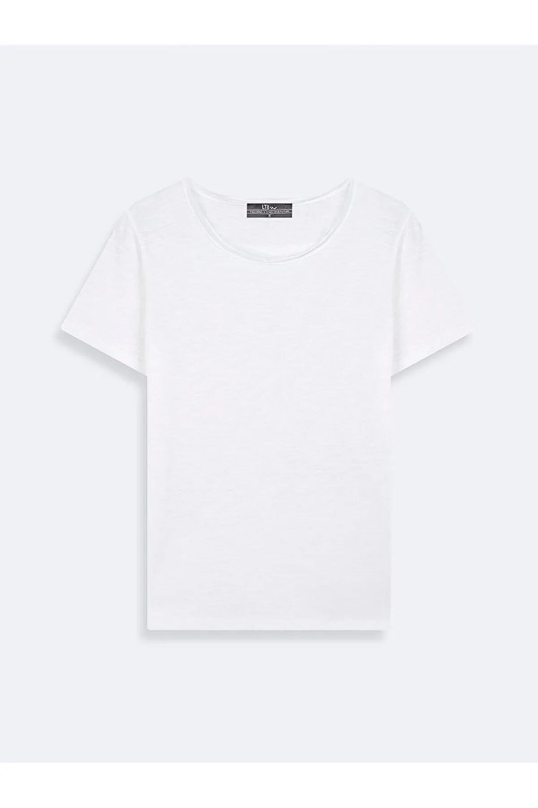 LTB T-shirt blanc à manches courtes sous pression HOBESA 1225801286089100 pour femme