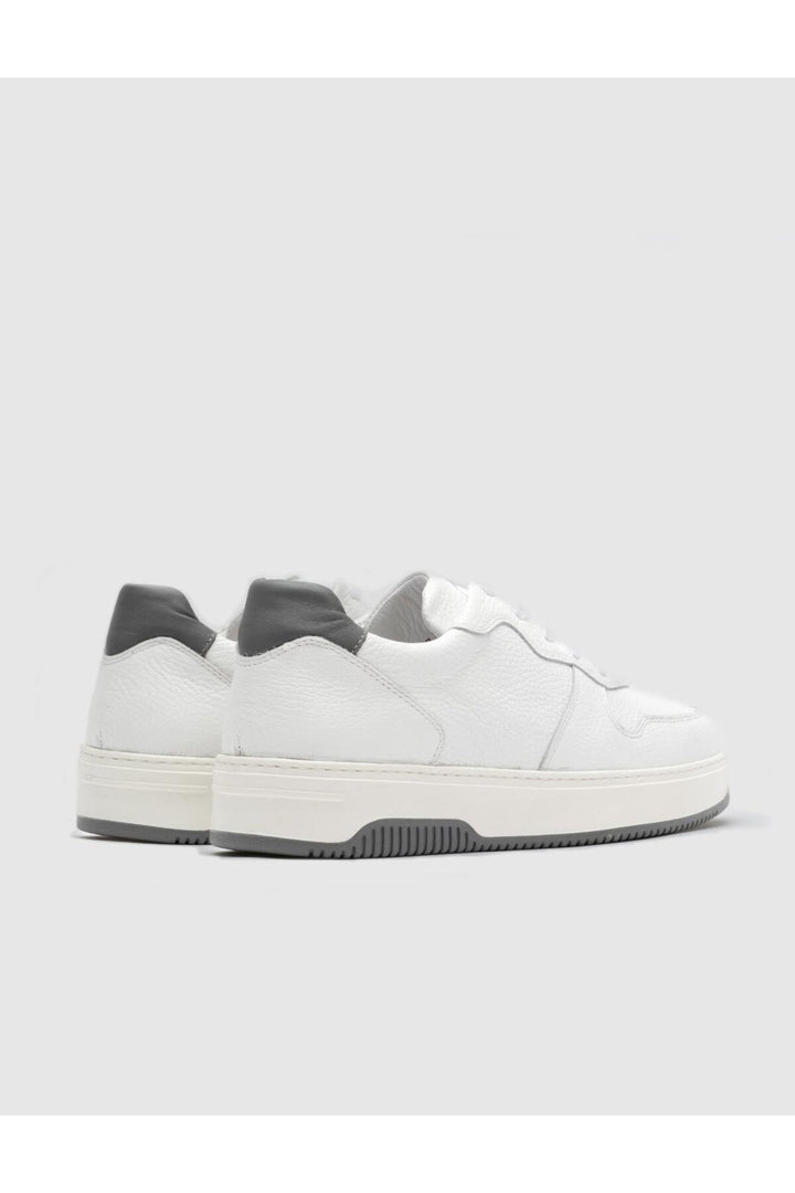 Cabani Shoes Chaussures de sport pour hommes en cuir véritable blanches à lacets d'hiver - Blanc