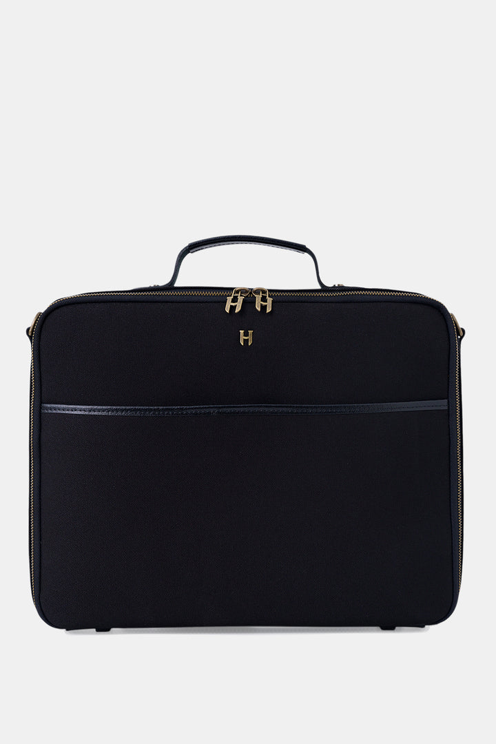 helmbrook Sac pour ordinateur portable Boris en cuir véritable 15,6"à compartiment unique pour homme