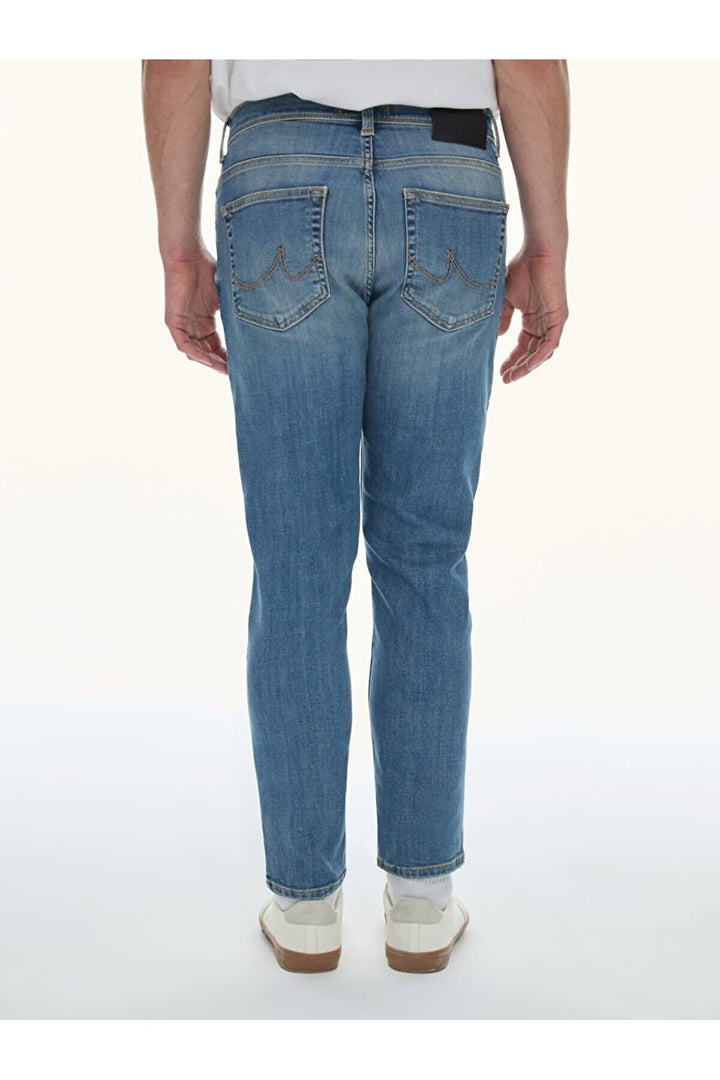 LTB Pantalon en jean à taille moyenne Lawrıe Y Narrow Leg