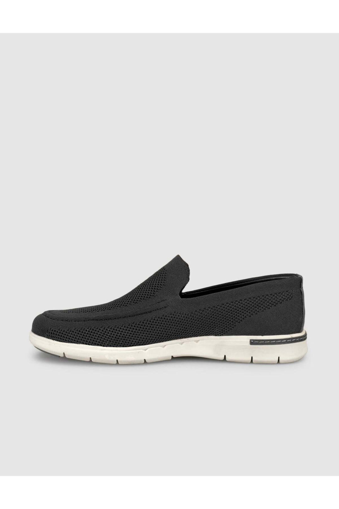 Cabani Shoes Chaussures décontractées pour hommes en tricot à semelle légère anthracite - Anthracite