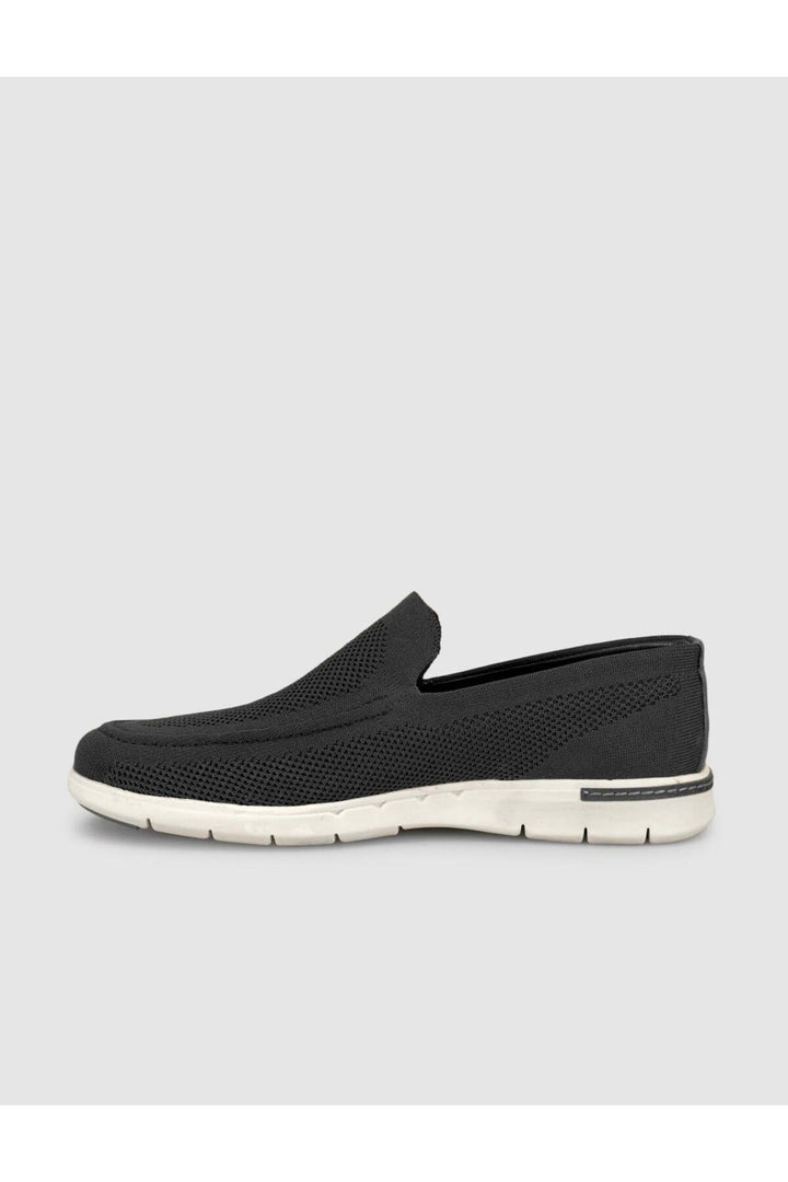 Cabani Shoes Chaussures décontractées pour hommes en tricot à semelle légère anthracite - Anthracite