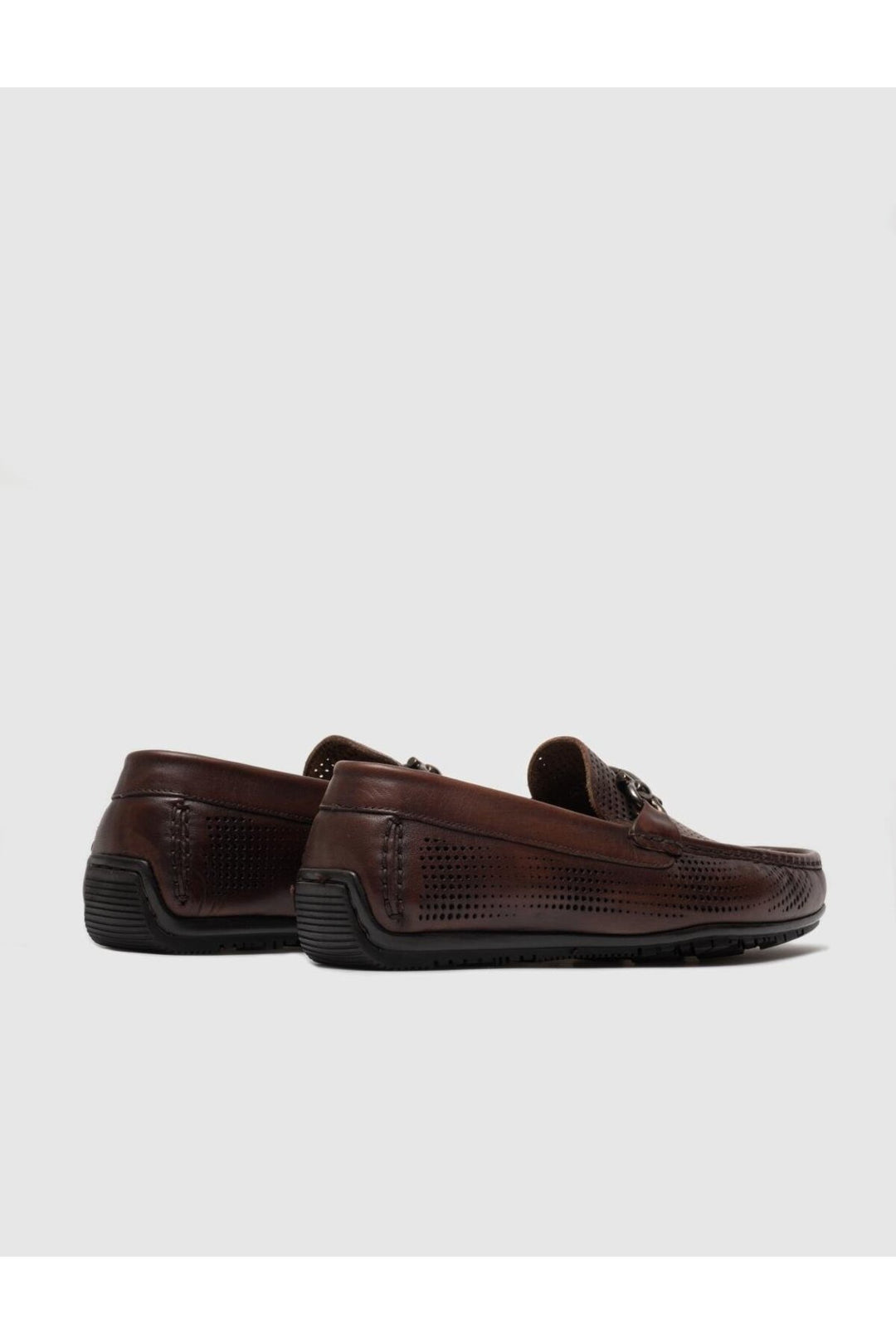 Cabani Shoes %100 Cuir véritable Mocassins pour hommes marron - Marron