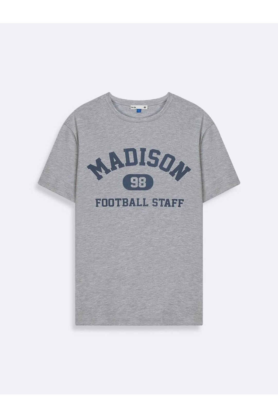 LTB T-shirt Gris Relaxed Fit Imprimé Varsity - Gris