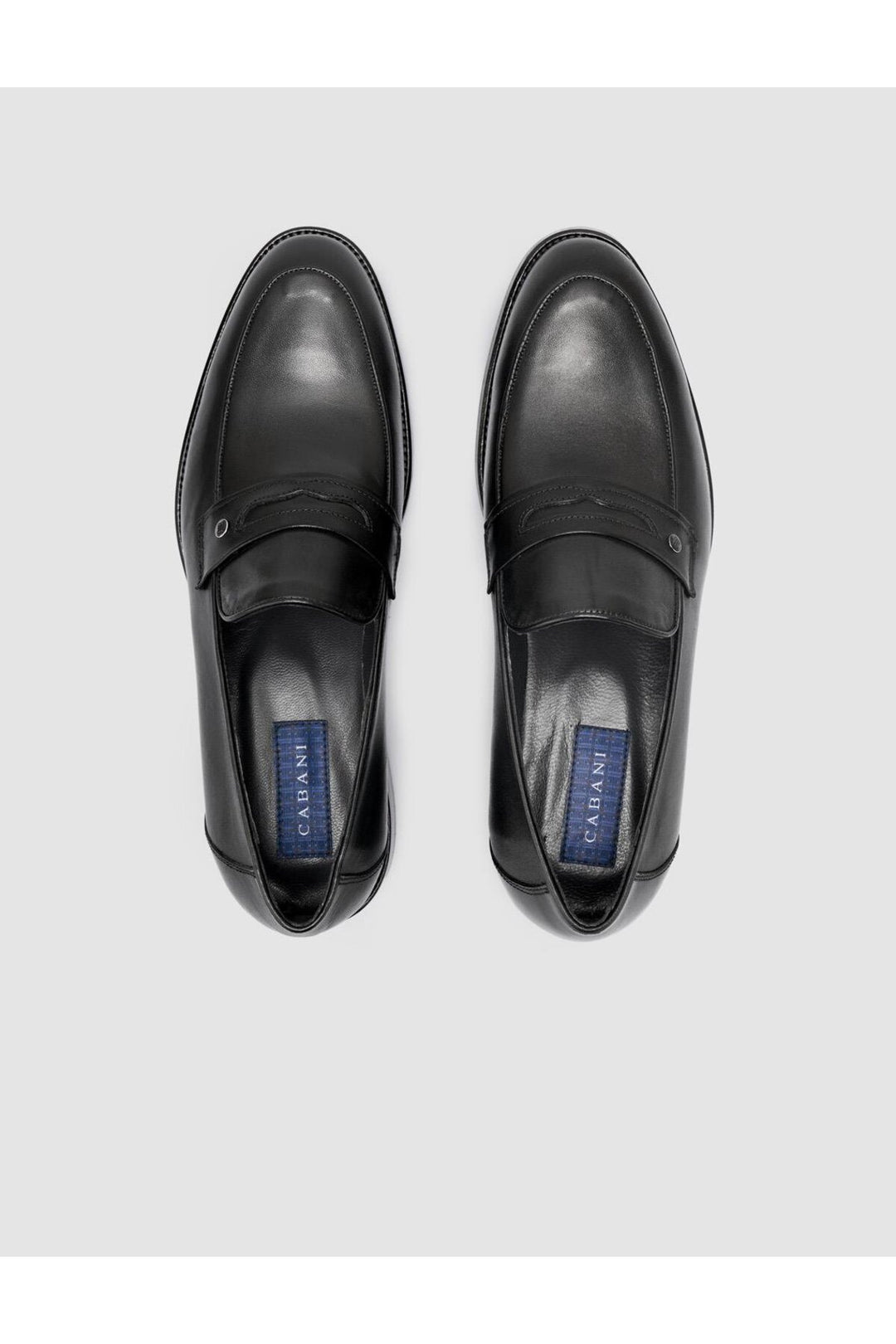Cabani Shoes %100 Cuir véritable Chaussures classiques pour hommes noires - Multicolore