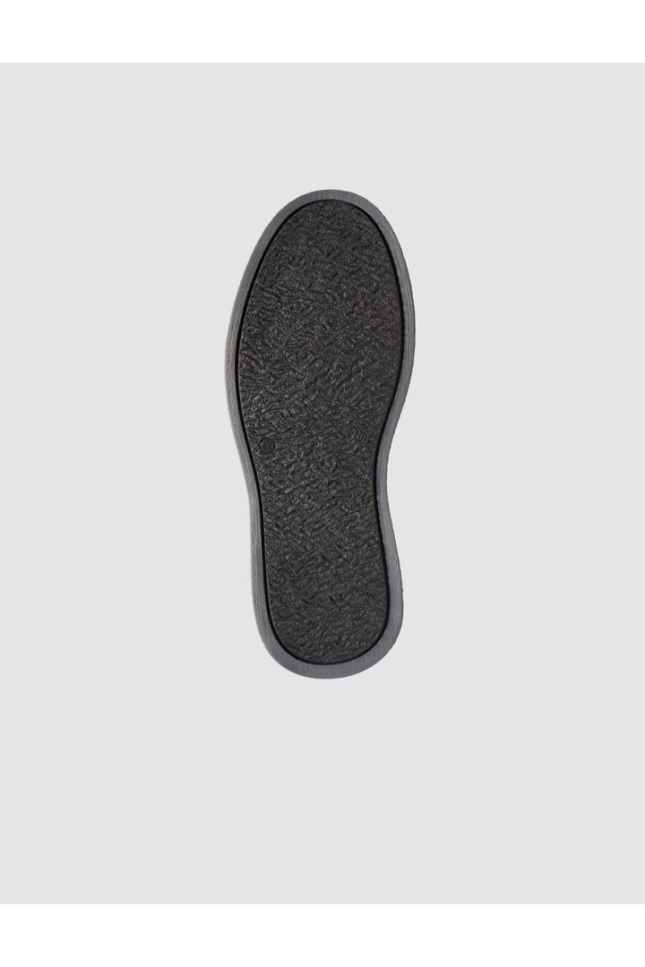 Cabani Shoes Bottines d'hiver pour hommes en cuir véritable noires à lacets - Noir