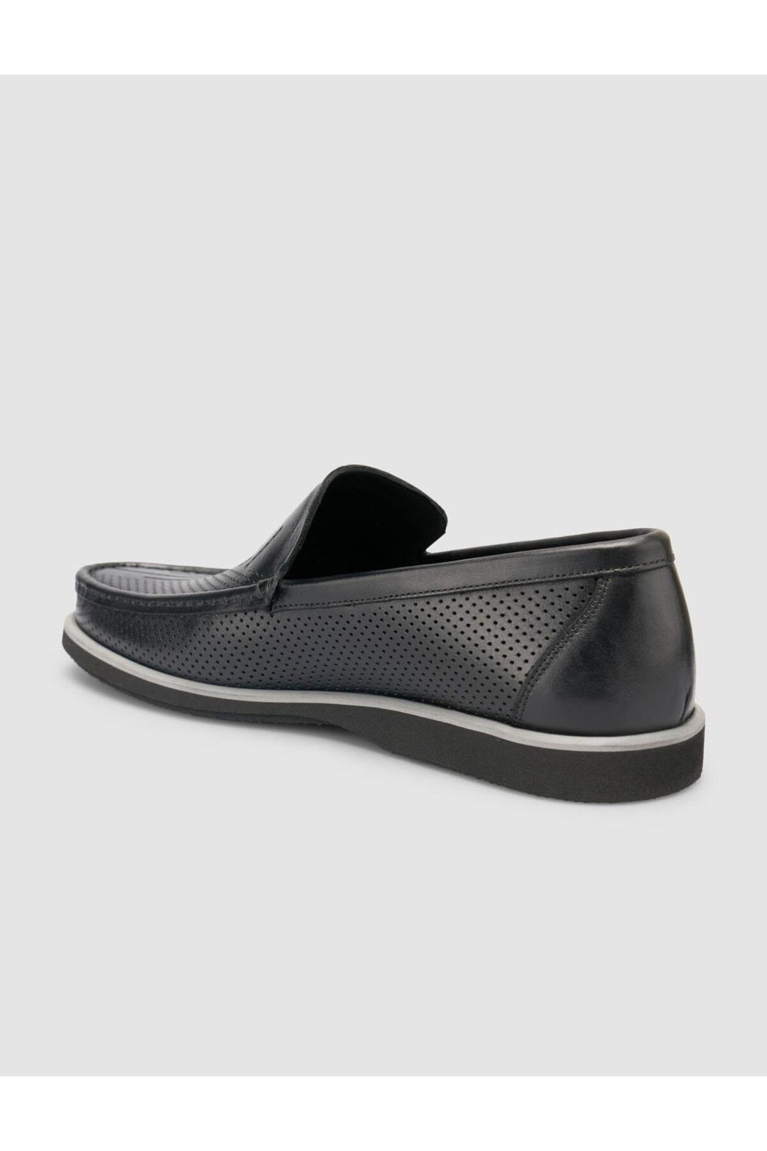 Cabani Shoes %100 Cuir véritable Noir Mocassins pour hommes - Multicolore