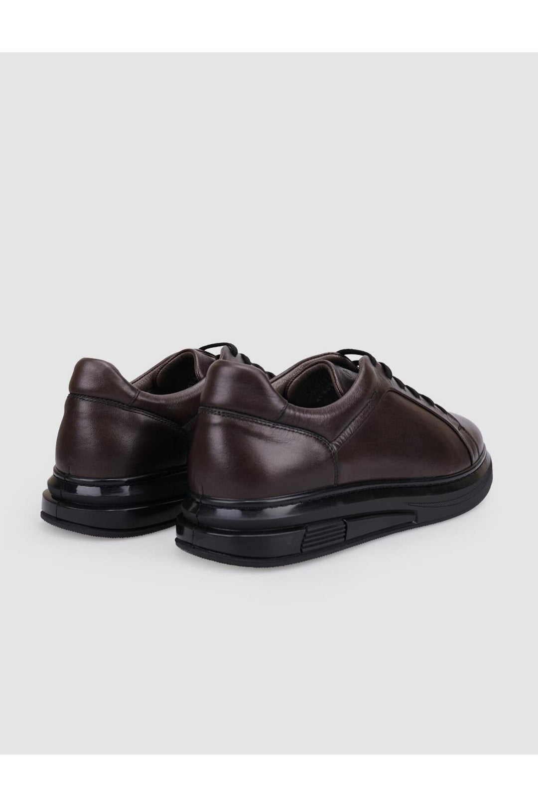 Cabani Shoes %100 Cuir Véritable Chaussures de Sport pour Hommes à Lacets Marron - Marron