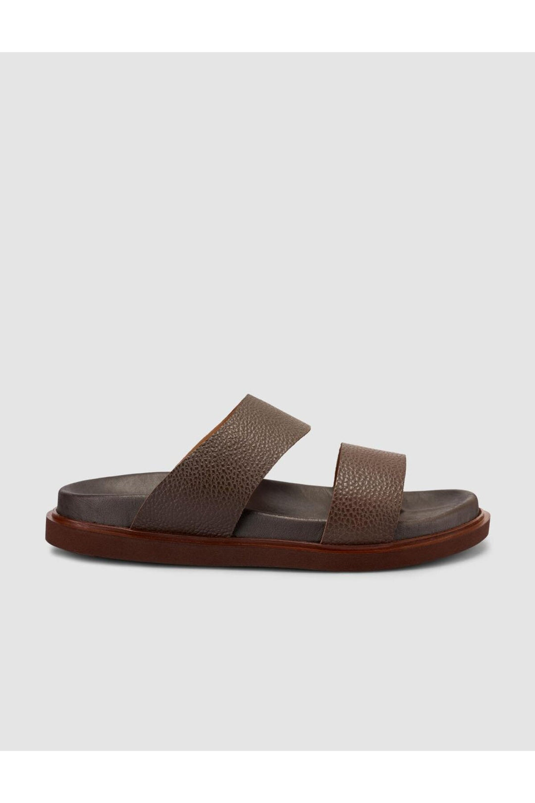 Cabani Shoes %100 Cuir véritable Sandales pour hommes Marron - Multicolore