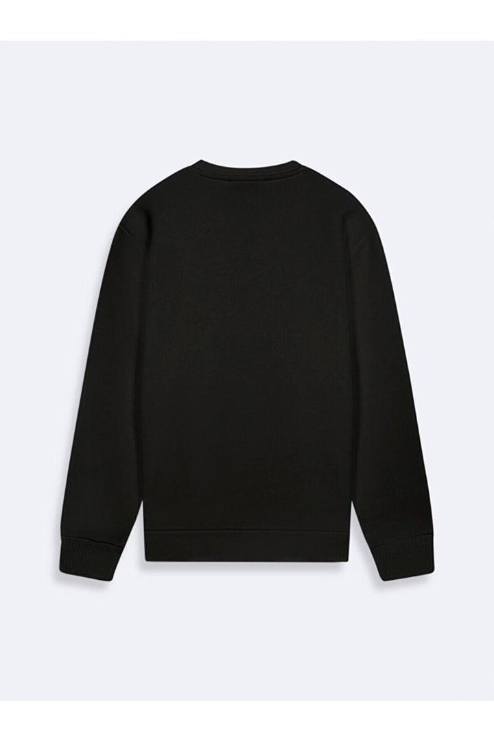 LTB Sweat noir imprimé à pointes