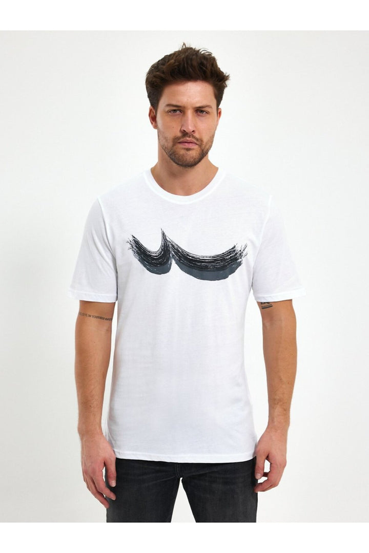 LTB T-shirt blanc basique à manches courtes - Blanc