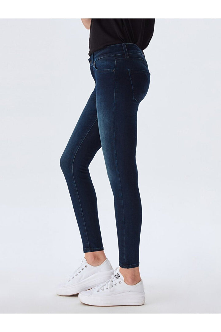 LTB Jean pantalon taille moyenne Lonia - Bleu_