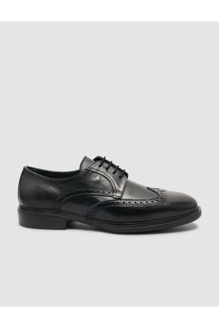Cabani Shoes %100 Cuir Véritable Noir Chaussures Classiques Pour Hommes - Multicolore