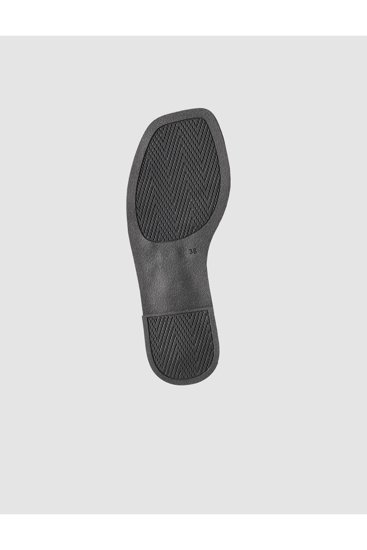 Cabani Shoes Sandales pour femmes en cuir véritable avec détails en pierre en suède noir. - Multicolore