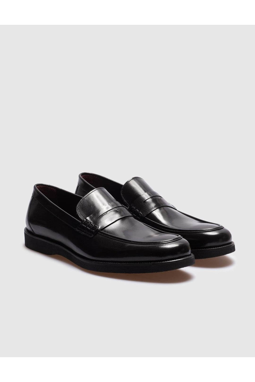 Cabani Shoes Chaussures décontractées pour hommes en cuir véritable avec ceinture noire - Noir