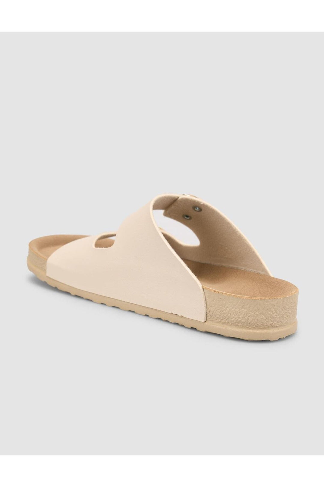 Cabani Shoes Sandales femmes beige avec détail de boucle - Multicolore