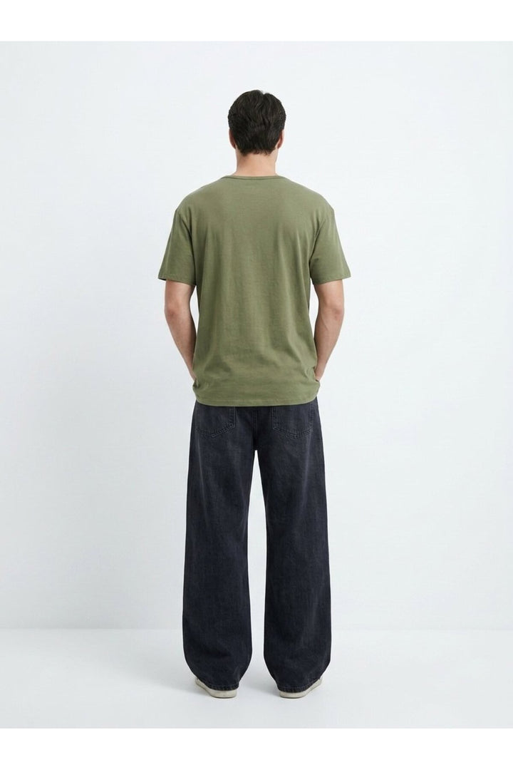 LTB T-shirt Basic Vert Col V - Vert