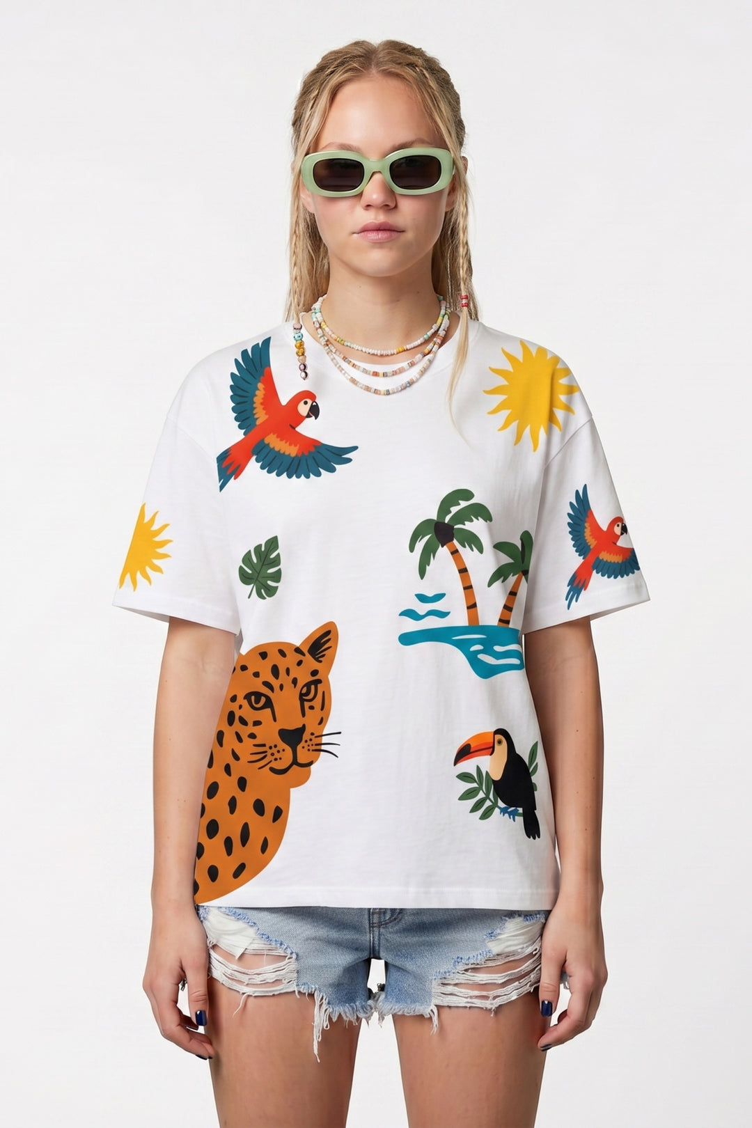 Hipnotico T-shirt Tropica - Multicolore
