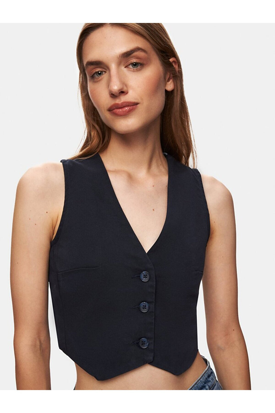 LTB Gilet en jean Carılla