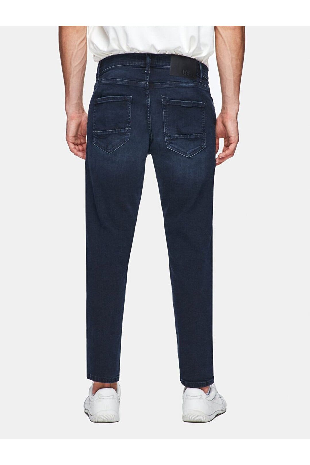 LTB Pantalon en jean taille moyenne Smarty slim - Bleu foncé