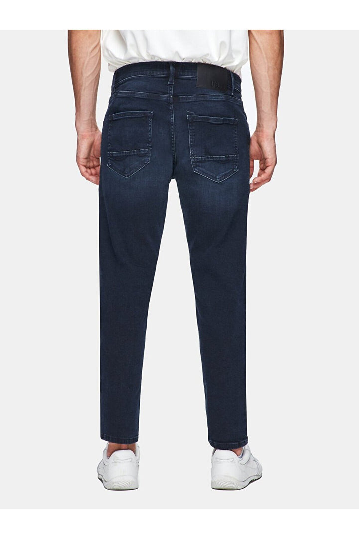 LTB Pantalon en jean taille moyenne Smarty slim - Bleu foncé