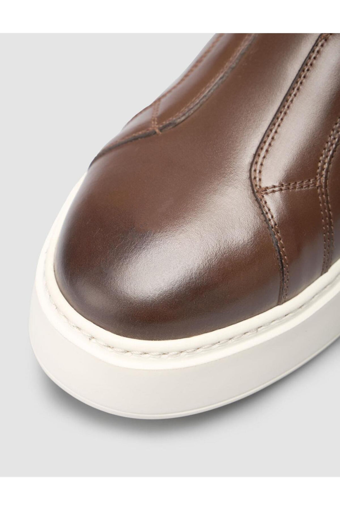 Cabani Shoes %100 Cuir véritable Chaussures de sport pour hommes marron à lacets - Marron
