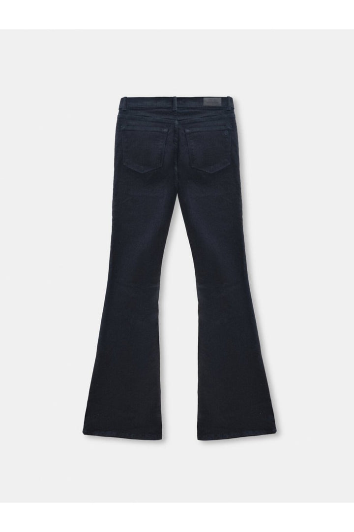 LTB Pantalon Jean Taille Haute à Jambes Évasées Noir Indigo Noelia L - Bleu