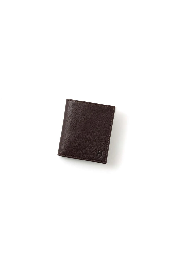 helmbrook Portefeuille en cuir véritable pour homme Multi-Bay RFID Protected Colin Coffee