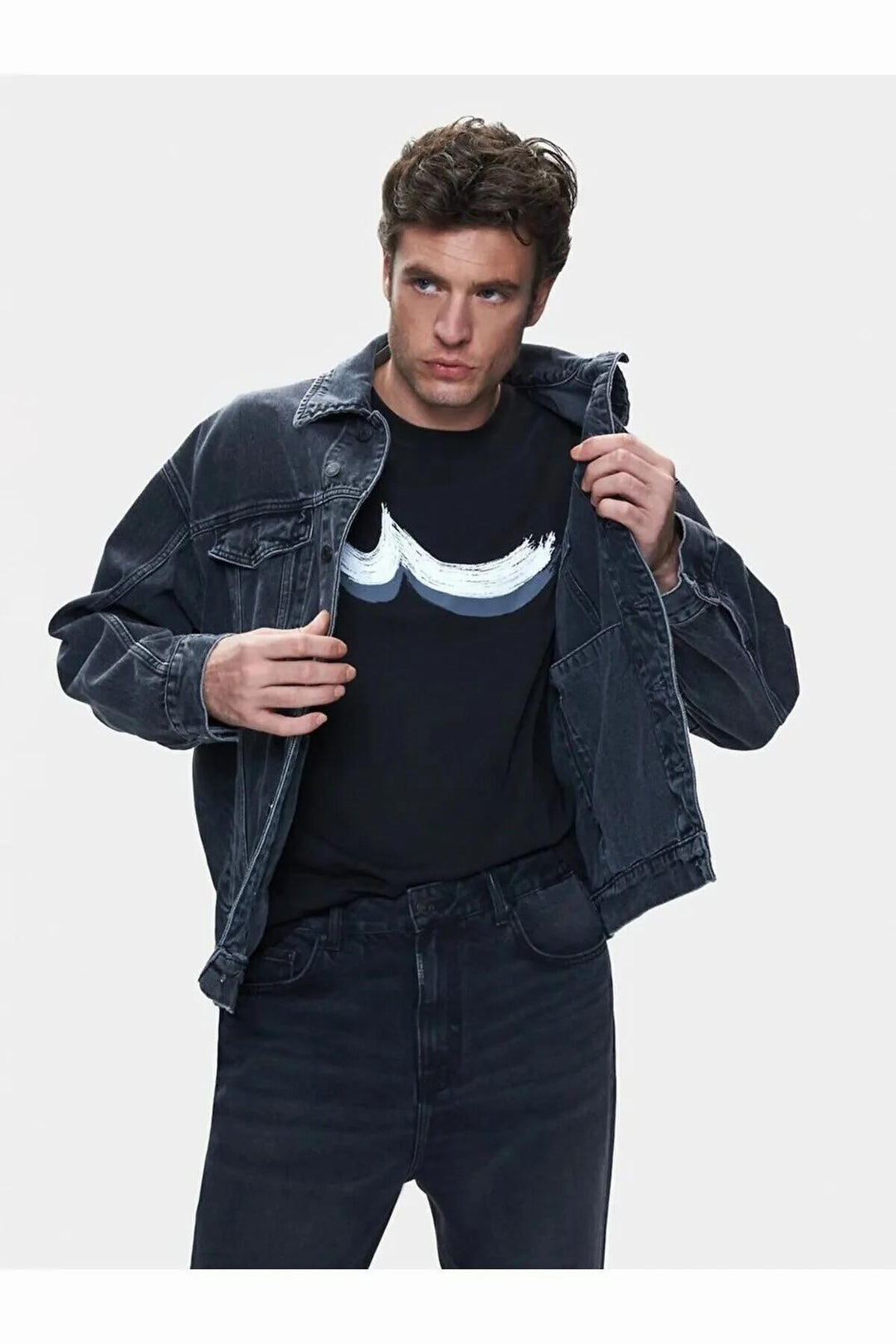 LTB Veste en jean Andreas Hella Wash pour homme