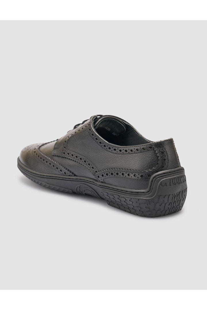 Cabani Shoes Chaussures de ville pour hommes en cuir véritable noir 100% - Multicolore