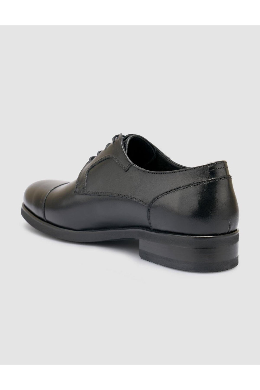 Cabani Shoes Chaussures classiques pour hommes en cuir véritable noir à lacets 100% - Multicolore