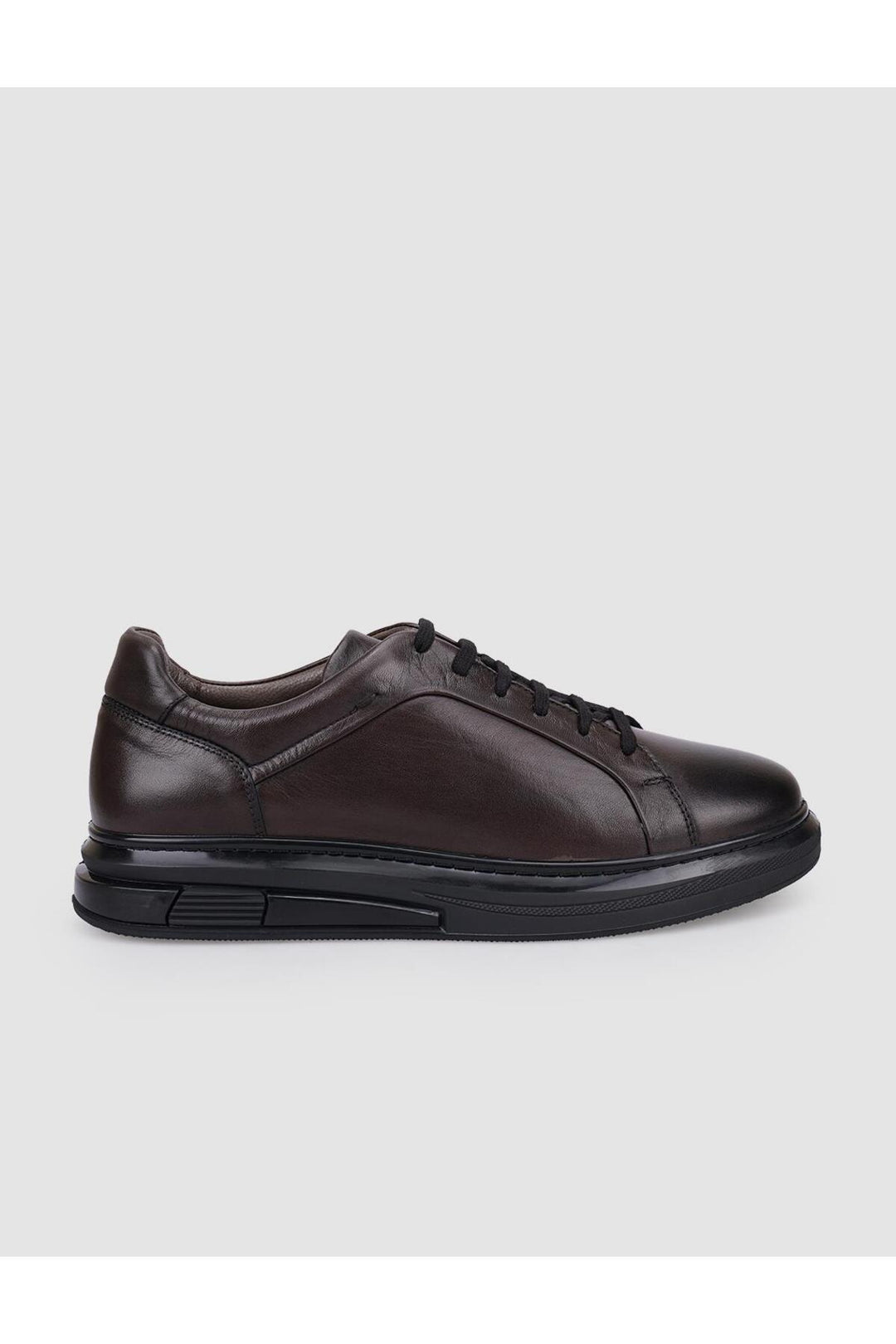 Cabani Shoes %100 Cuir Véritable Chaussures de Sport pour Hommes à Lacets Marron - Marron