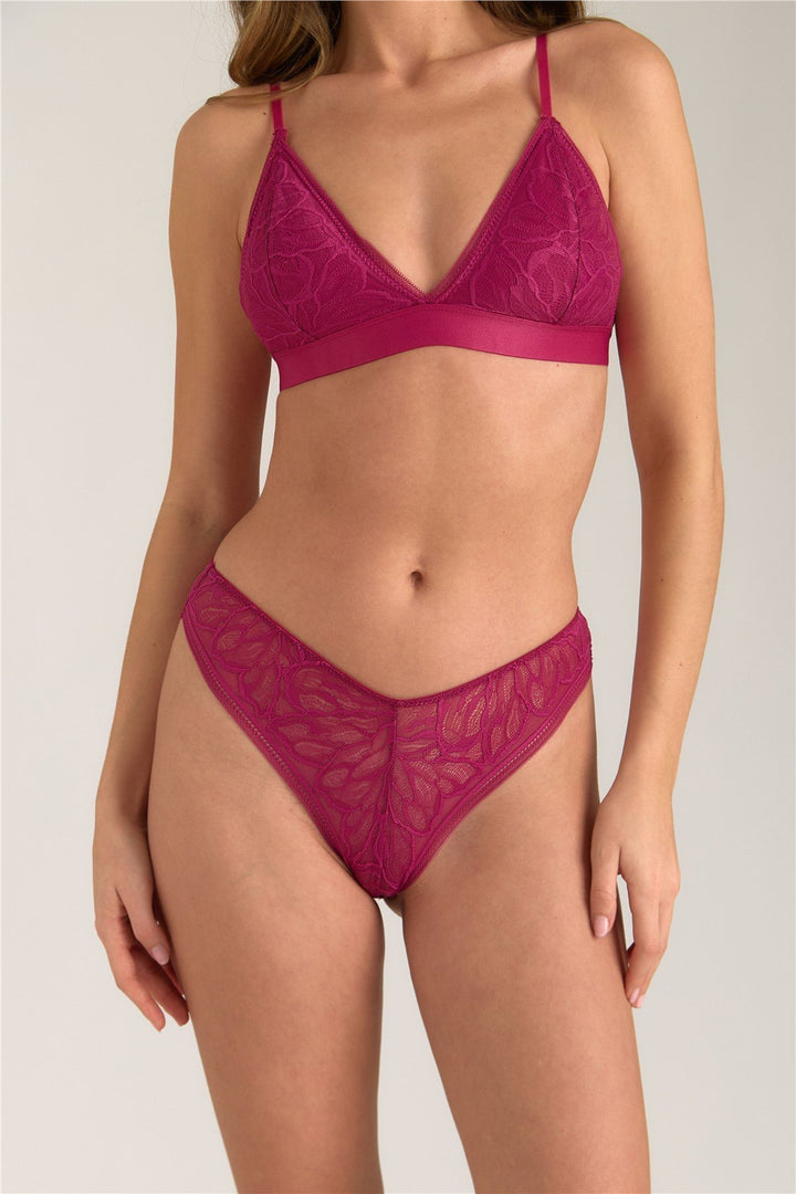Lovely Things Soutien-gorge triangle ANGEL avec coussinet amovible - Fuchsia