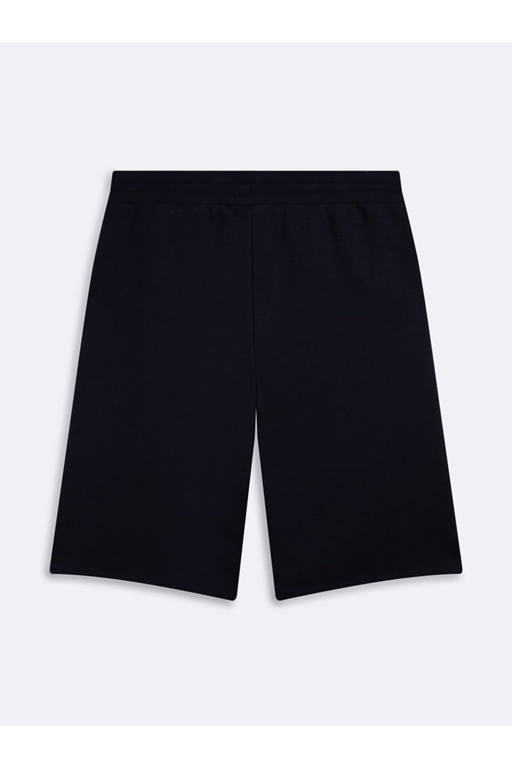 LTB Short bleu marine en tricot élastique à coupe décontractée - Bleu marine