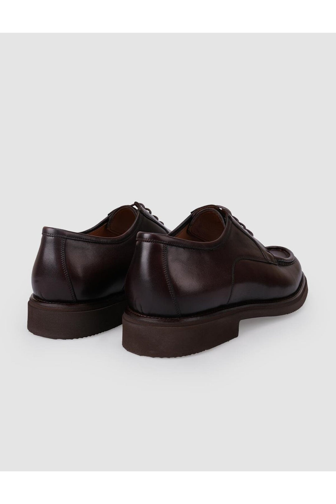 Cabani Shoes Chaussures classiques pour hommes en cuir véritable marron à lacets 100% - Multicolore