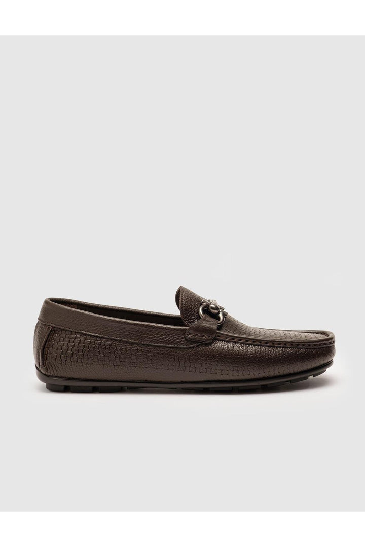 Cabani Shoes Chaussures pour hommes en cuir véritable marron - Marron