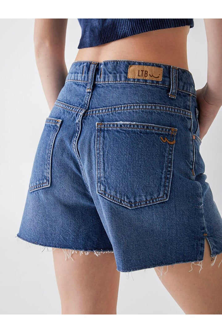 LTB Short en jean à taille haute Deana