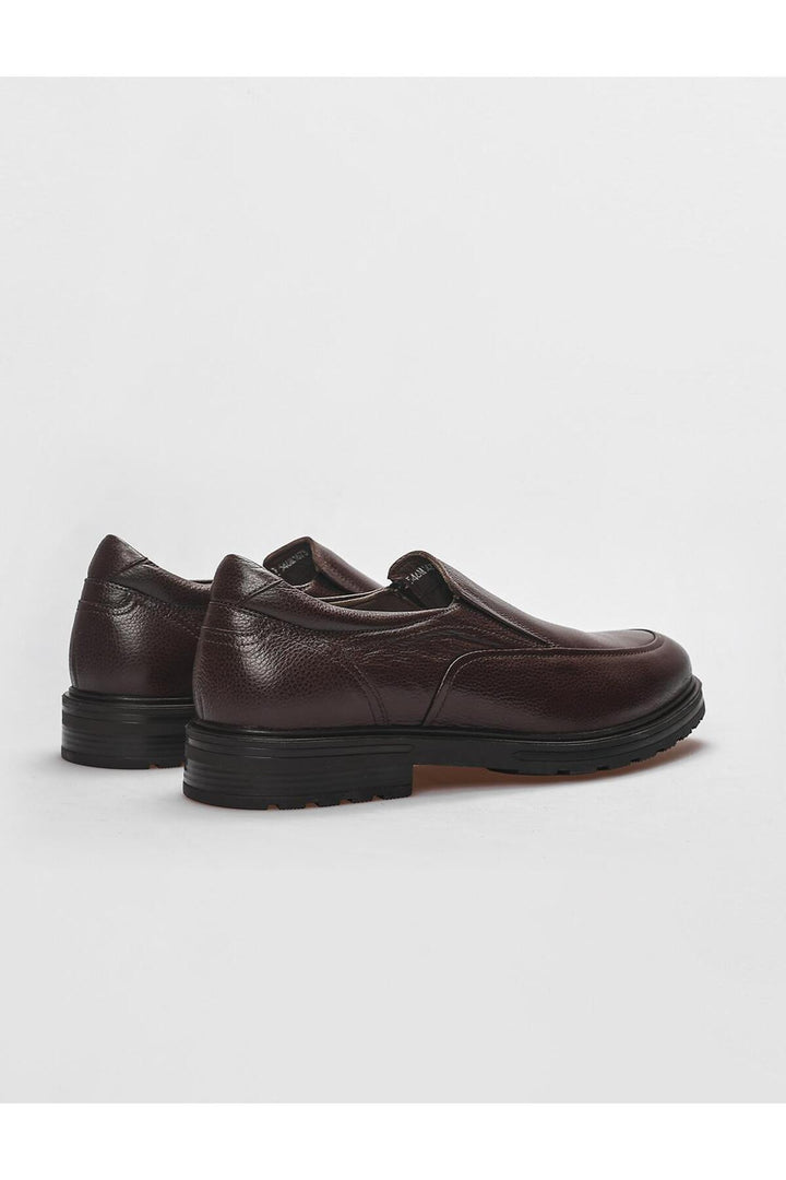 Cabani Shoes Chaussures de ville pour hommes en cuir véritable marron - Marron