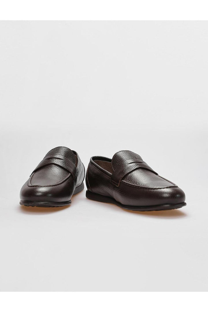 Cabani Shoes Chaussures de ville pour hommes en cuir véritable marron - Marron