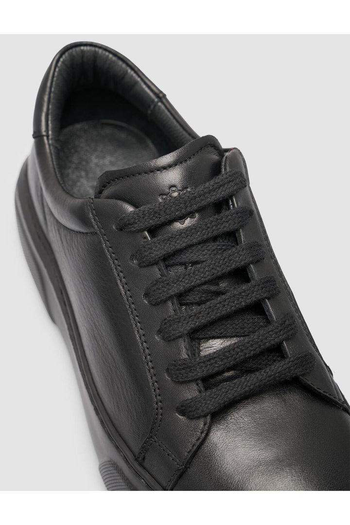 Cabani Shoes MonaMae Baskets Femme en Cuir Véritable Noir 100% - Multicolore