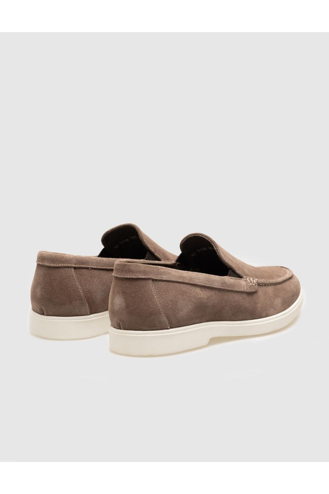 Cabani Shoes Chaussures de ville pour hommes en daim vison en cuir véritable - Vison