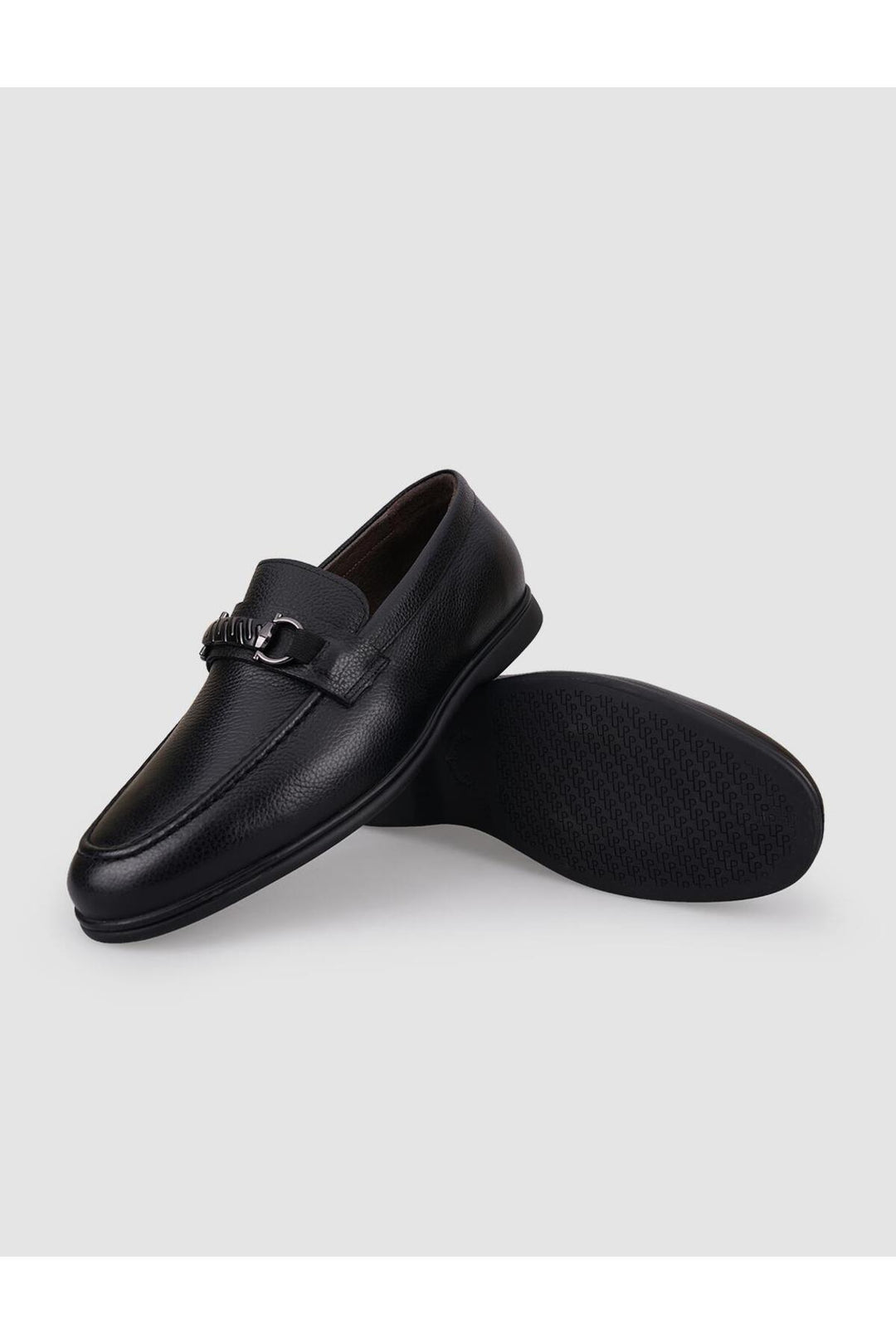 Cabani Shoes Chaussures de ville pour hommes en cuir véritable avec boucle noire - Multicolore