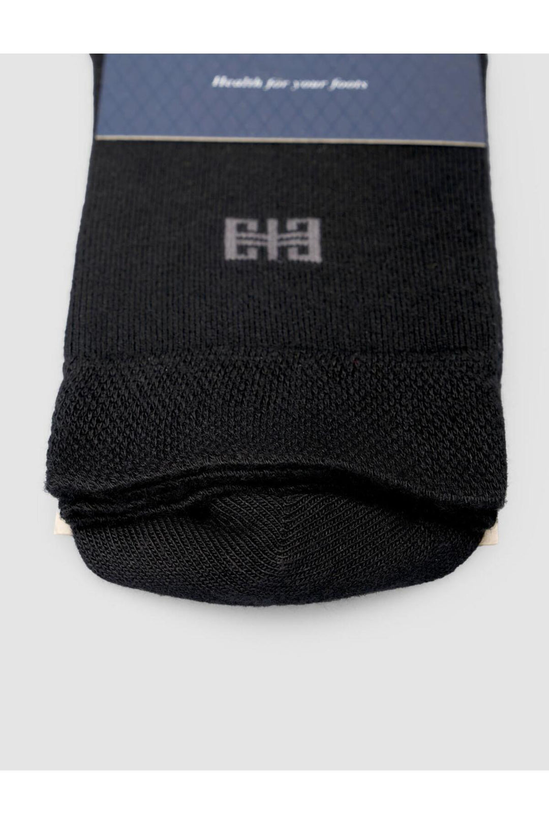 Cabani Shoes Chaussettes mi-bas en bambou noires pour hommes - Multicolore