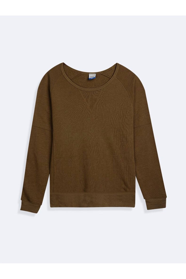 LTB Sweatshirt basique vert à manches raglan - Vert
