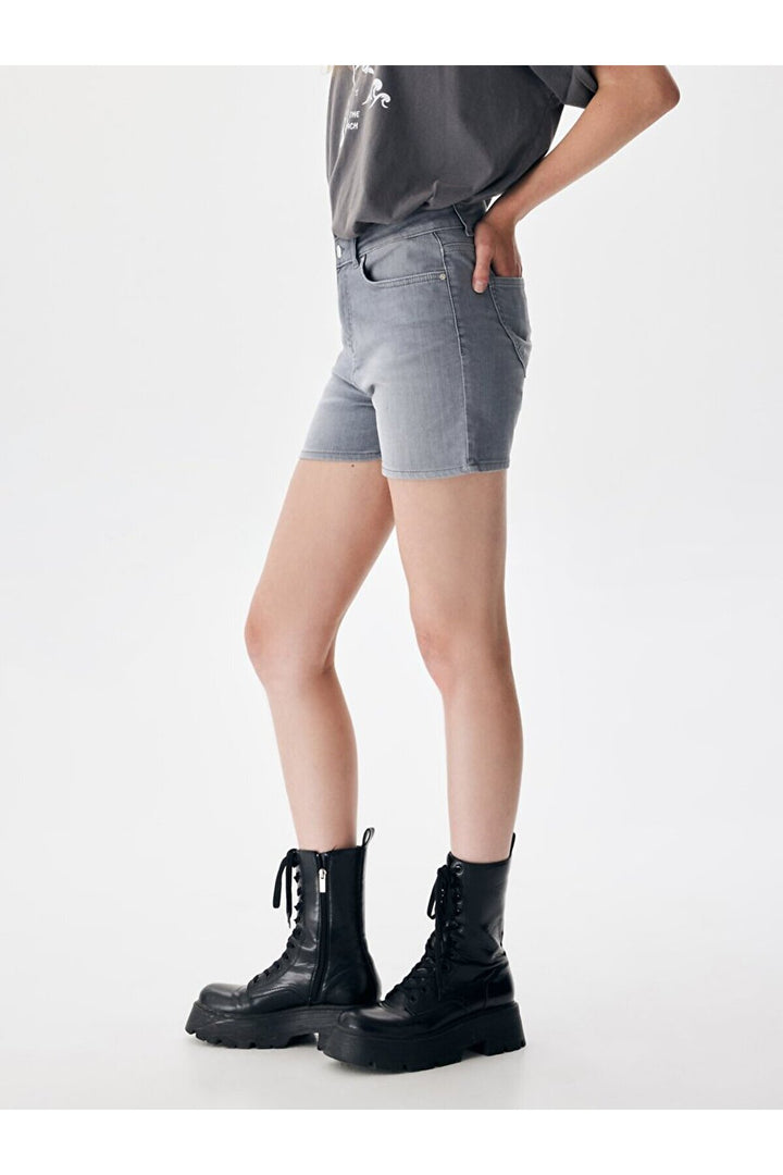 LTB Short en jean taille haute Lariss