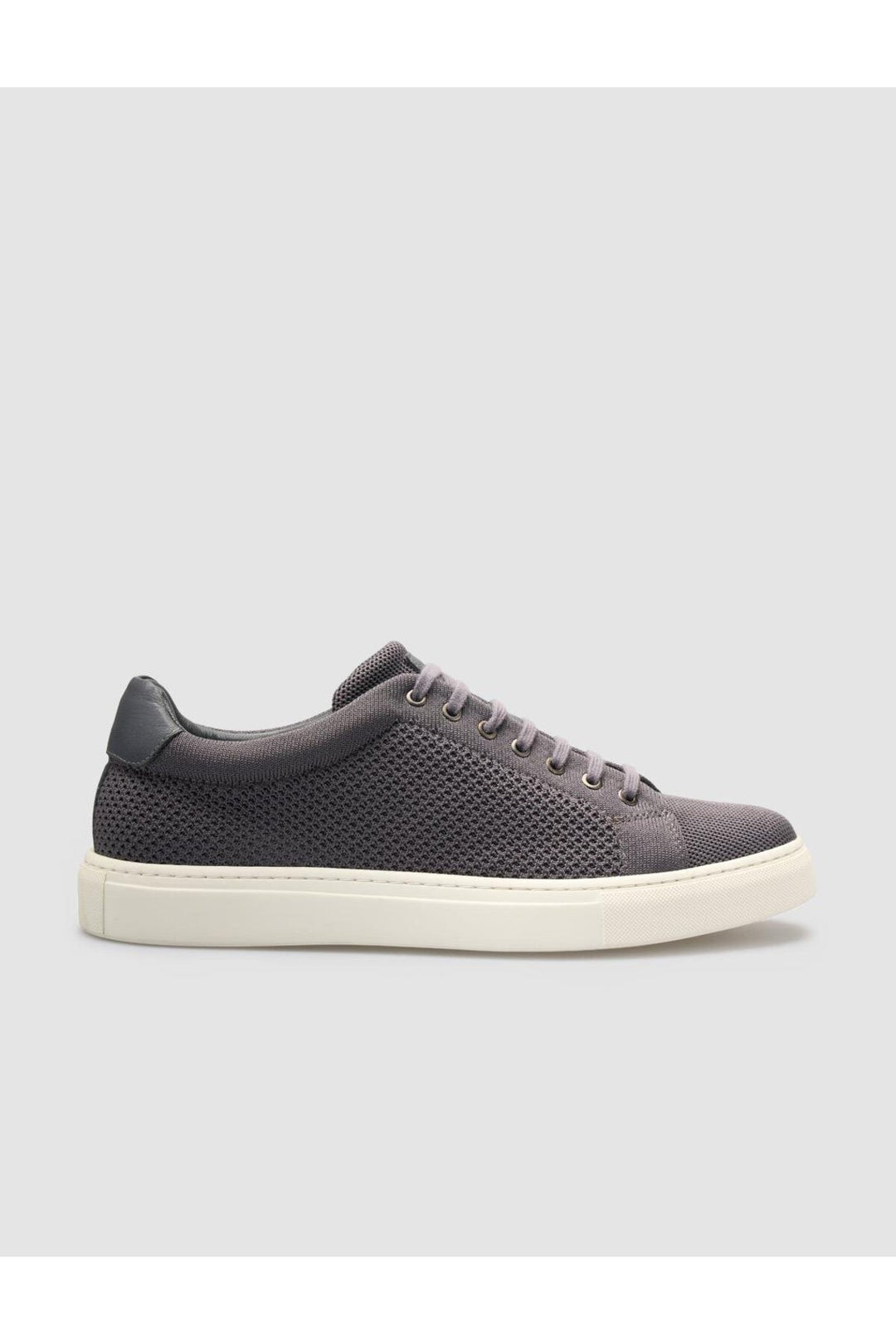 Cabani Shoes Chaussures de sport pour hommes en tricot gris avec lacets - Gris