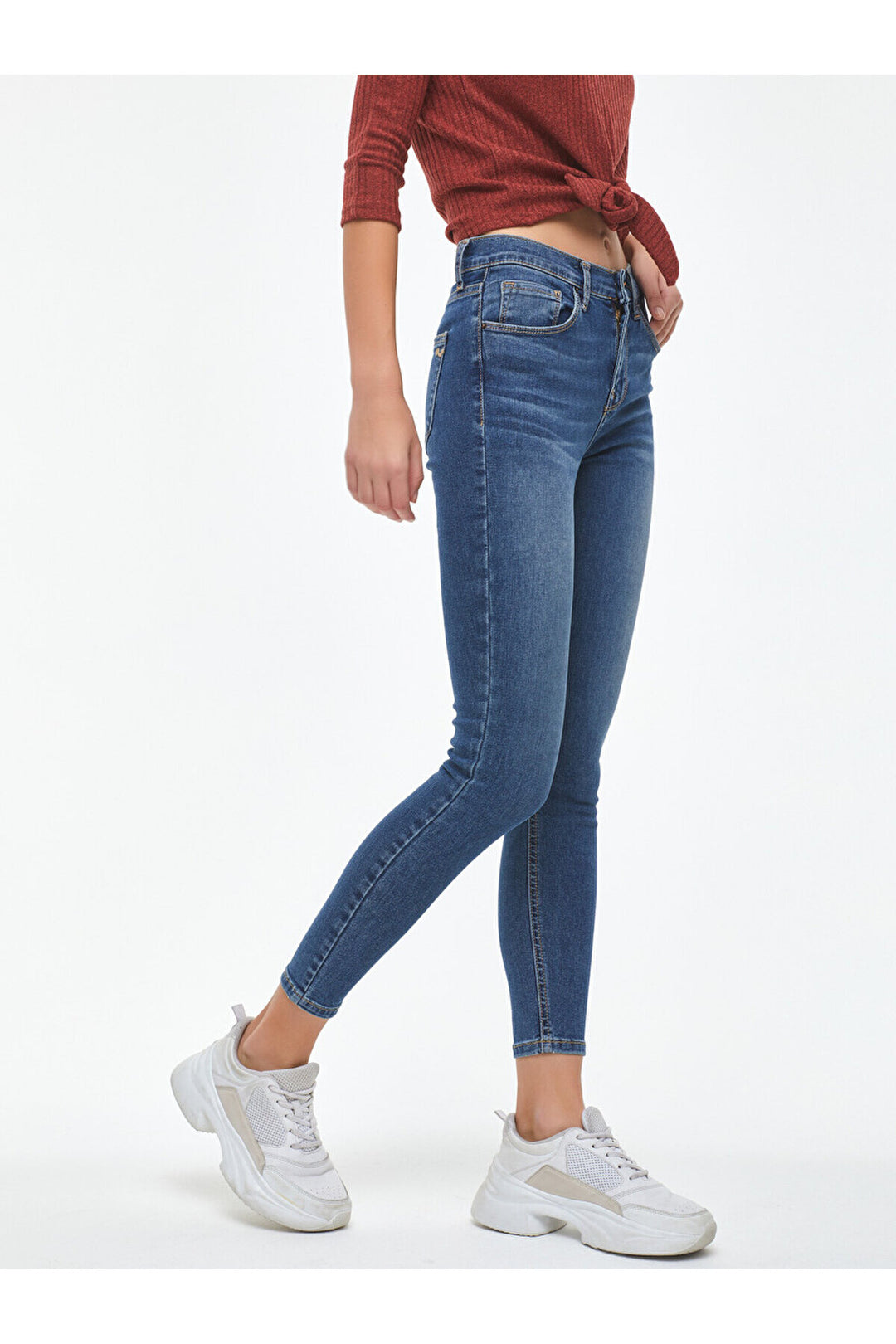 LTB Tanya X Pantalon skinny taille mi-haute - tanya x tread wash